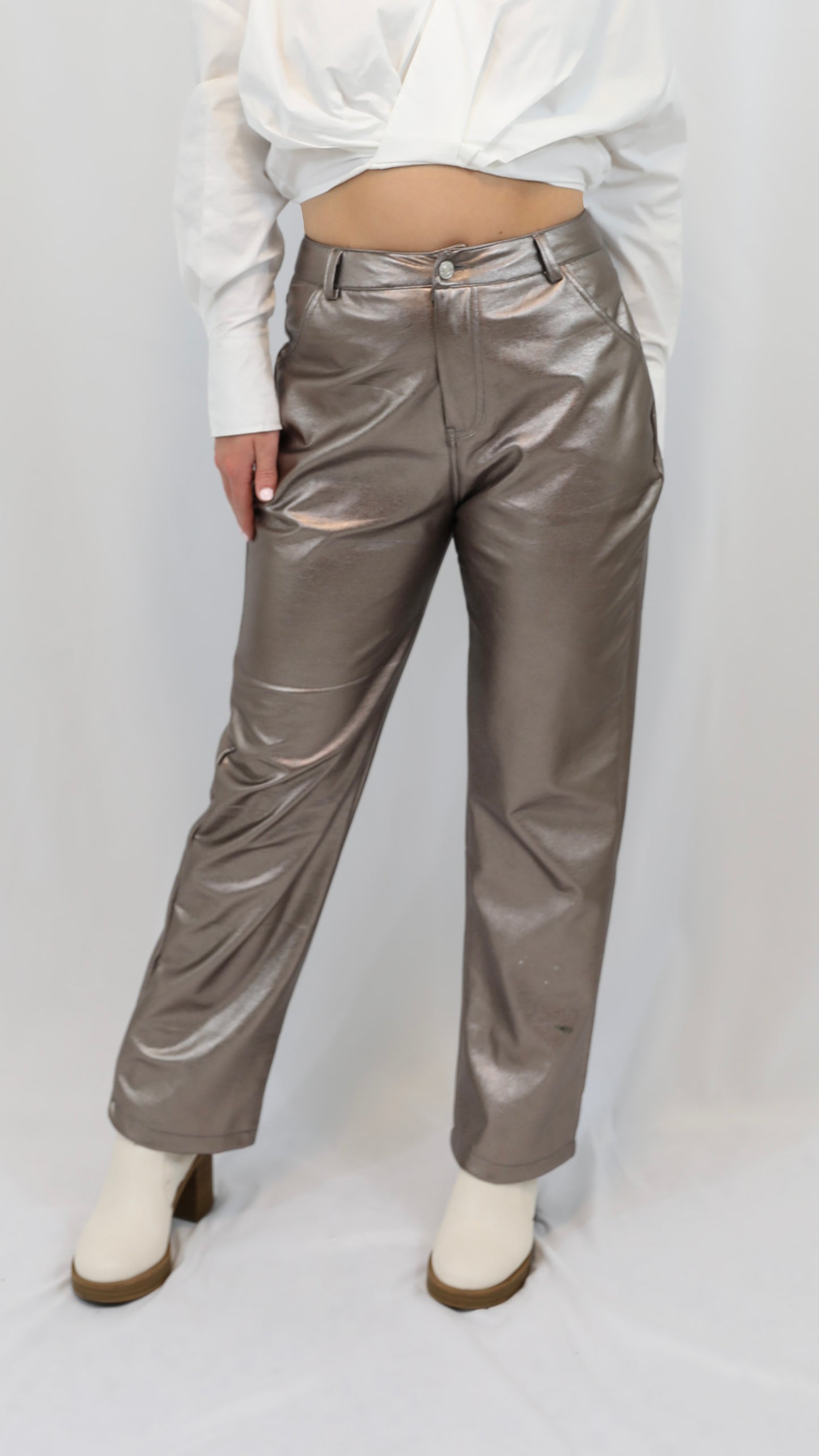 Mabel Faux Leather Pant