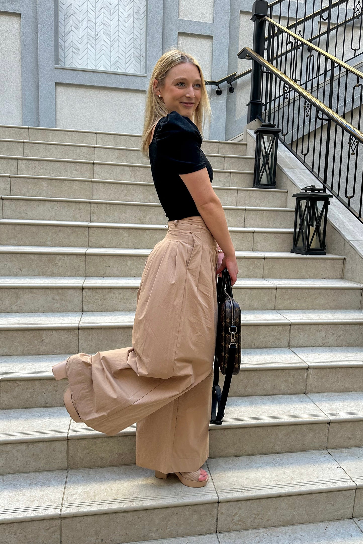 Georgia Pleated Flow Pant
