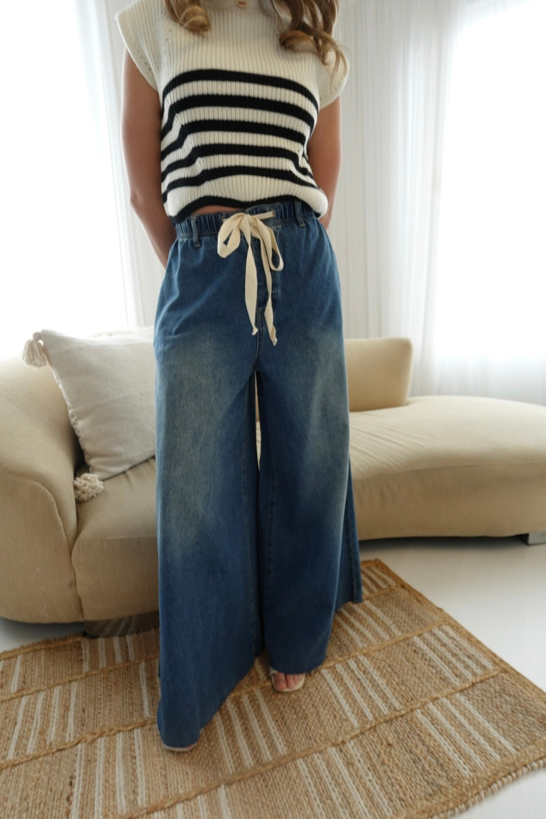 Dani Denim Wide Leg Pant