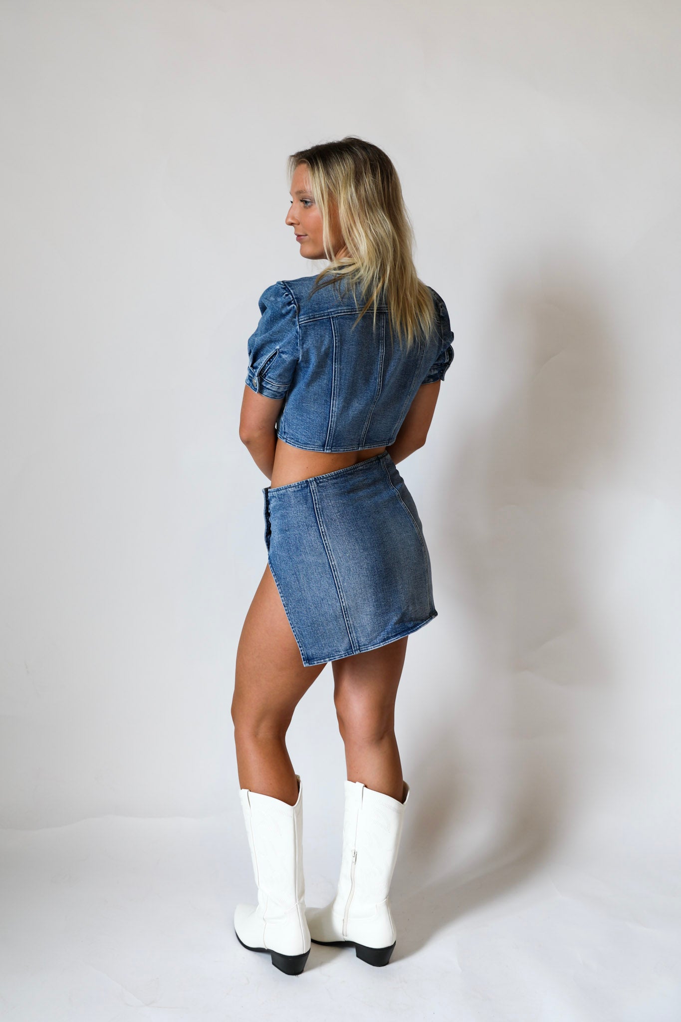 Frankie Denim Skirt Set