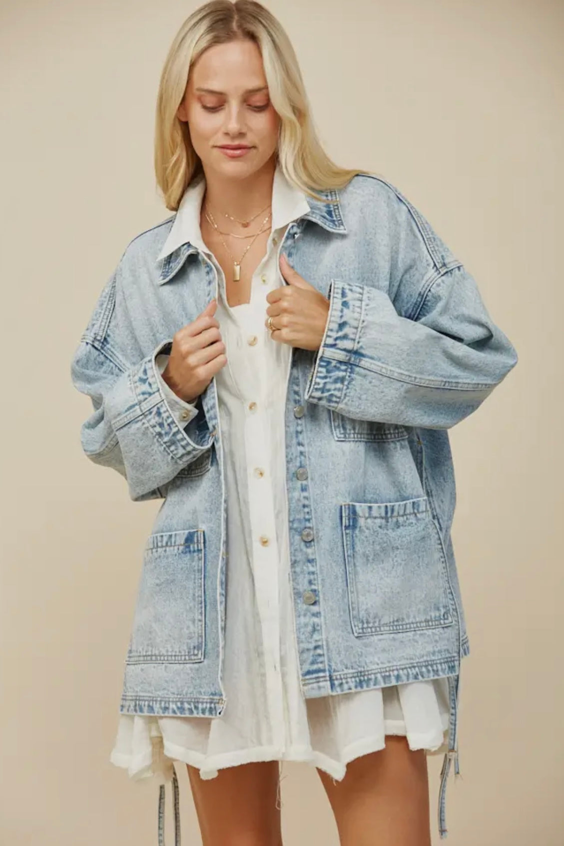 Dakota Bow Denim Jacket