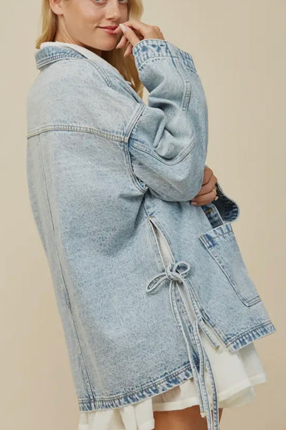 Dakota Bow Denim Jacket